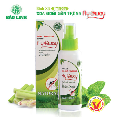 Bình xịt đuổi muỗi và côn trùng Fly@way