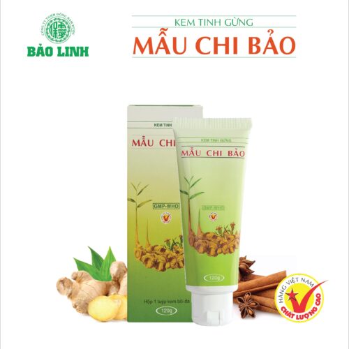 Kem tinh gừng xoa bóp Mẫu Chi Bảo 120gram