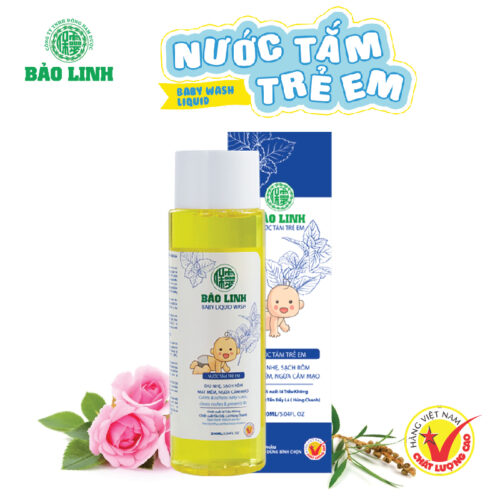 Dung dịch nước tắm tinh dầu dành cho trẻ em Bảo Linh